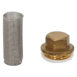Schlösser Oberteil mit Schmutzfänger, Feinsieb, DN 15, 1/2", Messing... SCHLOESSER-0018091500001 4044997173718 (Abb. 1)