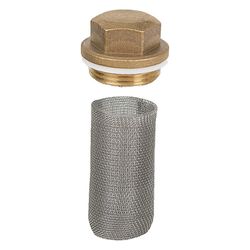 Schlösser Oberteil mit Schmutzfänger, Feinsieb, DN 40, 1 1/2", Messing... SCHLOESSER-0018094000001 4044997173794 (Abb. 1)