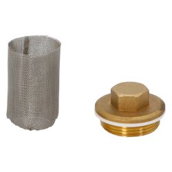 Schlösser Oberteil mit Schmutzfänger, Feinsieb, DN 32, 1 1/4", Messing... SCHLOESSER-0018093200001 4044997173770 (Abb. 1)