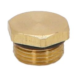 Schlösser Entleerungsstopfen mit O-Ring, DN 10, 3/8", Messing... SCHLOESSER-0018361000001 4044997127261 (Abb. 1)