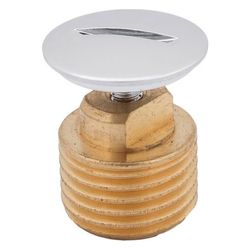 Schlösser Verschlussstopfen mit verchromter Schlitzschraube, DN 15, 1/2" Mess... SCHLOESSER-0018381500001 4044997127315 (Abb. 1)