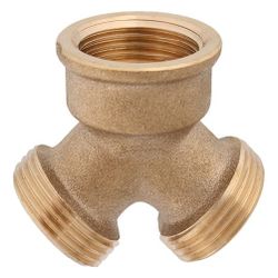 Schlösser Messing-Y-Verteilerstück, DN 20, 3/4", 2x Außengewinde, 1x Innengew... SCHLOESSER-0018452000001 4044997127650 (Abb. 1)