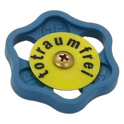 Schlösser Handrad mit Schraube und Button, 50x6mm, Polyamid, Blau... SCHLOESSER-0018590560001 4044997244746 (Abb. 1)
