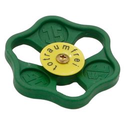 Schlösser Handrad mit Schraube und Button, 50x6m, Polyamid, Grün... SCHLOESSER-0018590500001 4044997128558 (Abb. 1)