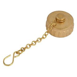 Schlösser Verschlusskappe mit Kette, DN 20, 3/4", Messing... SCHLOESSER-0018842000001 4044997131091 (Abb. 1)