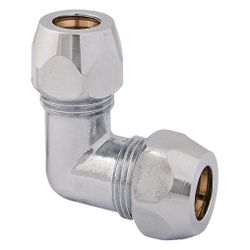 Schlösser Winkel mit 2 Quetschverschraubungen, DN 12, 1/2" x 12mm, verchromt... SCHLOESSER-0018931250001 4044997174456 (Abb. 1)