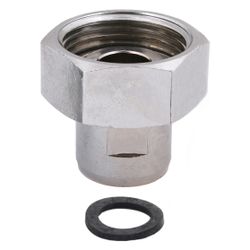 Schlösser Waschtischzähler-Verschraubung, Eingang 3/4" IG x 3/8" AG, verchrom... SCHLOESSER-0022431550001 4044997160701 (Abb. 1)