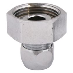 Schlösser Waschtischzähler-Verschraubung, Ausgang 3/4" IG x 10mm, verchromt... SCHLOESSER-0022441550001 4044997160718 (Abb. 1)