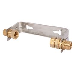 Schlösser Wasserzähler-Einbaubügel, waagerecht, mit Verschraubung, starr, QN ... SCHLOESSER-0022502000001 4044997133835 (Abb. 1)