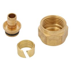 Schlösser Klemmverschraubung für Kunststoffrohr, 17x2mm, Überwurfmutter 3/4",... SCHLOESSER-0033141700001 4044997135945 (Abb. 1)
