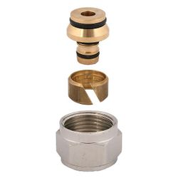 Schlösser Klemmverschraubung für Verbundrohr, D 18mm, Überwurfmutter 3/4", ve... SCHLOESSER-0033151850002 4044997136300 (Abb. 1)