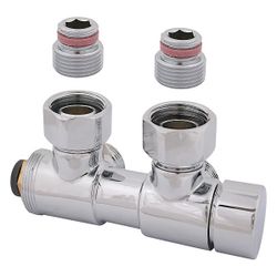 Schlösser Duoplex Kombiarmatur, voreinstellbar und entleerbar, Eckform, DN 15... SCHLOESSER-0036251510001 4044997137765 (Abb. 1)