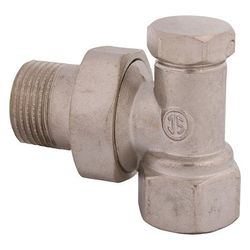 Schlösser Heizkörperverschraubung mit Muffe, Eckform, DN 15, 1/2", Messing bl... SCHLOESSER-0039701500001 4044997139585 (Abb. 1)