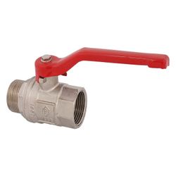 Schlösser Kugelhahn voller Durchgang, DN 20, 3/4" AG x IG, Baulänge 65mm, Sta... SCHLOESSER-0062252020001 4044997144480 (Abb. 1)