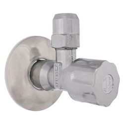 Schlösser Eckventil selbstdichtend, mit Comfortgriff und Quetschverschraubung... SCHLOESSER-0071001550001 4044997145371 (Abb. 1)