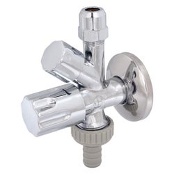 Schlösser Kombi-Eckventil selbstdichtend, mit Schlauchverschraubung und Desig... SCHLOESSER-0071151550001 4044997145463 (Abb. 1)