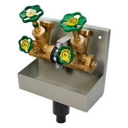 Schlösser ATV-Station mit steigender Spindel, 2-fach, DN 25, Eingang 1 1/4", ... SCHLOESSER-0075622503001 4044997161210 (Abb. 1)