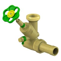 Schlösser Abzweig-T-Ventil, KFR-Ventil mit steigender Spindel, DN 25, Eingang... SCHLOESSER-0076002502001 4044997146712 (Abb. 1)