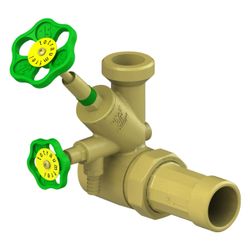 Schlösser Abzweig-T-Ventil, KFR-Ventil mit steigender Spindel, DN 25, Eingang... SCHLOESSER-0076002504001 4044997176733 (Abb. 1)