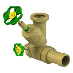 Schlösser Abzweig-T-Ventil, KFR-Ventil mit steigender Spindel, DN 40, Eingang... SCHLOESSER-0076004002001 4044997161395 (Abb. 1)