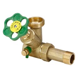 Schlösser Abzweig-T-Ventil, Freistromventil mit nichtsteigender Spindel, DN 2... SCHLOESSER-0077002502001 4044997187227 (Abb. 1)