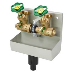 Schlösser ATV-Station mit nichtsteigender Spindel, 2-fach, DN 25, Eingang 1",... SCHLOESSER-0077622502001 4044997177013 (Abb. 1)