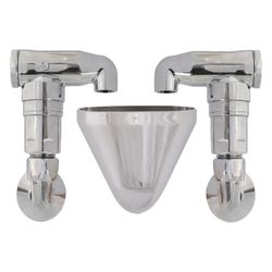 Schlösser Rohrbelüfter Bauform E, 2-fach, Aufputz, 1/2" x 1" x 1/2", verchrom... SCHLOESSER-0082031550001 4044997184233 (Abb. 1)