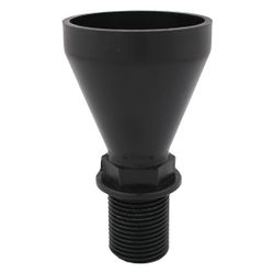 Schlösser Ablauftrichter einfach, 3/4" AG, POM Schwarz... SCHLOESSER-0082061501001 4044997201008 (Abb. 1)