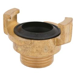 Schlösser Schnellkupplung mit Außengewinde, DN 20, 3/4", KTW und W270, Messin... SCHLOESSER-GA33202000001 4044997162354 (Abb. 1)