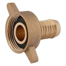 Schlösser Messing-Schlauchverschraubung, schwere Ausführung, 2-teilig, flachd... SCHLOESSER-GA34011000001 4044997162651 (Abb. 1)
