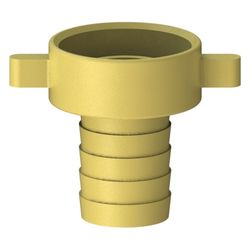 Schlösser Messing-Schlauchverschraubung, 2-teilig, flachdichtend, 1" x 1 1/4"... SCHLOESSER-GA34103000001 4044997162835 (Abb. 1)