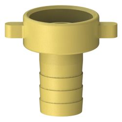 Schlösser Messing-Schlauchverschraubung, 2-teilig, flachdichtend, 5/8" x 3/4"... SCHLOESSER-GA34106000001 4044997162859 (Abb. 1)