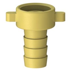 Schlösser Messing-Schlauchverschraubung, 2-teilig, flachdichtend, 1/2" x 1/2"... SCHLOESSER-GA34111000001 4044997162866 (Abb. 1)