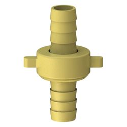Schlösser Messing-Schlauchverschraubung, 3-teilig, flachdichtend, 1/2" x 3/4"... SCHLOESSER-GA34131000001 4044997162927 (Abb. 1)