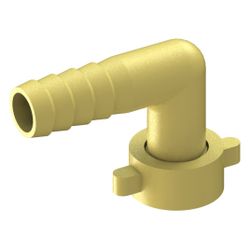 Schlösser Winkelverschraubung flachdichtend, 1/2" x 1/2", Messing blank... SCHLOESSER-GA34195000001 4044997163191 (Abb. 1)