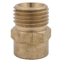 Schlösser Reduziernippel 3/8" IG x 1/2" AG, flachdichtend, Messing... SCHLOESSER-GA34431000001 4044997163825 (Abb. 1)