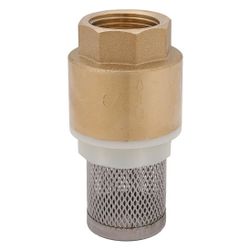 Schlösser Fußventil York mit Feder und Niro-Saugkorb, 1", Messing... SCHLOESSER-GA51303000001 4044997164181 (Abb. 1)