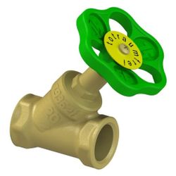Schlösser Schrägsitzventil ohne Entleerung, mit steigender Spindel, DN 50, 2"... SCHLOESSER-0014055000001 4044997111727 (Abb. 1)
