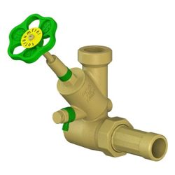 Schlösser Abzweig-T-Ventil, KFR-Ventil mit steigender Spindel, DN 25, Eingang... SCHLOESSER-0076002502001 4044997146712 (Abb. 1)