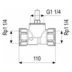 Schlösser Rückschlagventil mit Geradsitz und Muffenanschluss, DN 32, 1 1/4" I... SCHLOESSER-0012053200001 4044997111215 (Abb. 1)
