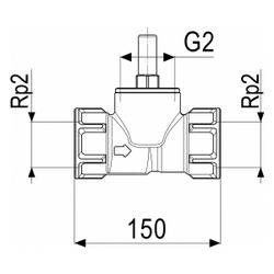 Schlösser Rückschlagventil mit Geradsitz und Muffenanschluss, DN 50, 2" IG... SCHLOESSER-0012055000001 4044997111239 (Abb. 1)