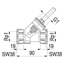 Schlösser Rückflussverhinderer mit Muffenanschluss und ohne Entleerung, DN 25... SCHLOESSER-0013252500001 4044997159590 (Abb. 1)