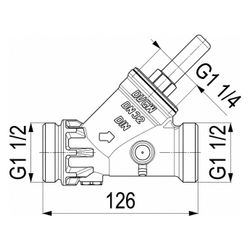 Schlösser Rückflussverhinderer mit Außengewinde MULTI und Entleerung, DN 32, ... SCHLOESSER-0013773200001 4044997160183 (Abb. 1)