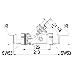 Schlösser Rückflussverhinderer mit Pressanschluss AG MULTI und ohne Entleerun... SCHLOESSER-0013823500001 4044997160282 (Abb. 1)