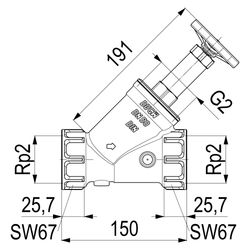 Schlösser Freistromventil Blue-tec mit Muffenanschluss, ohne Entleerung und m... SCHLOESSER-0015265000001 4044997114377 (Abb. 1)