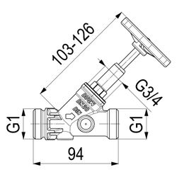 Schlösser Freistromventil Blue-tec mit Außengewinde MULTI, ohne Entleerung un... SCHLOESSER-0015442000001 4044997115725 (Abb. 1)