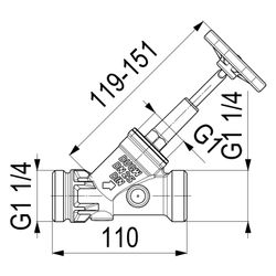Schlösser Freistromventil Blue-tec mit Außengewinde MULTI, ohne Entleerung un... SCHLOESSER-0015442500001 4044997171462 (Abb. 1)