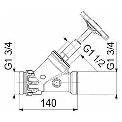 Schlösser Freistromventil Blue-tec mit Außengewinde MULTI, ohne Entleerung un... SCHLOESSER-0015444000001 4044997171479 (Abb. 1)