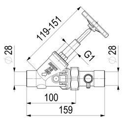 Schlösser KFR-Ventil mit Entleerung in der Verschraubung im Ausgang, mit stei... SCHLOESSER-0016452800001 4044997117873 (Abb. 1)