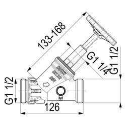 Schlösser Freistromventil mit Außengewinde MULTI, Entleerung und steigender S... SCHLOESSER-0015473200001 4044997115619 (Abb. 1)